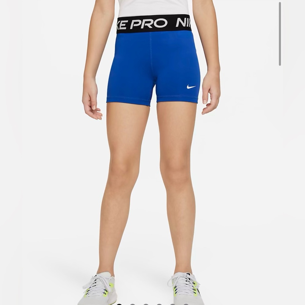 Girls blue Nike pros